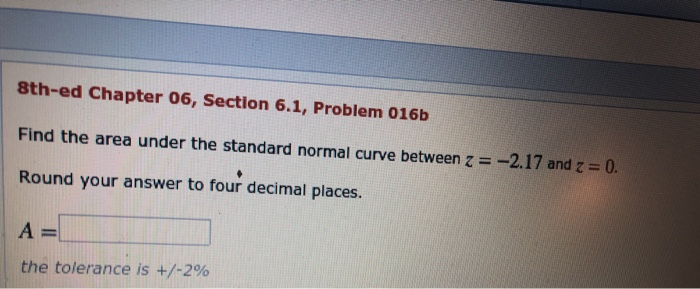 Solved 8th-ed Chapter 06, Section 6.1, Problem 016b Find The | Chegg.com