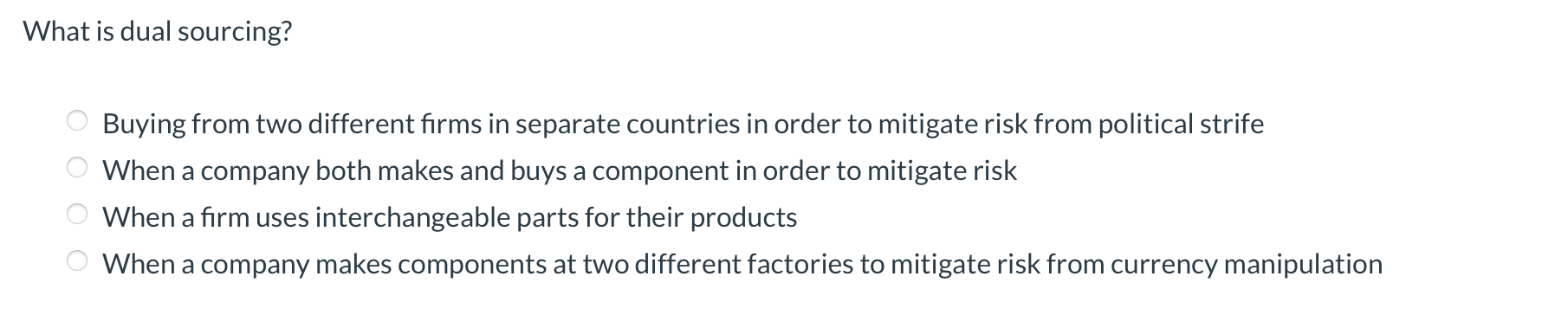 Solved A U.S. manufacturing firm hires a third-party global | Chegg.com