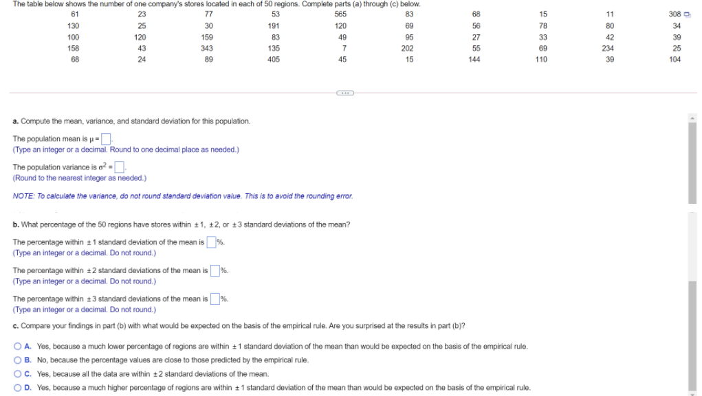 Solved 15 11 80 The table below shows the number of one | Chegg.com