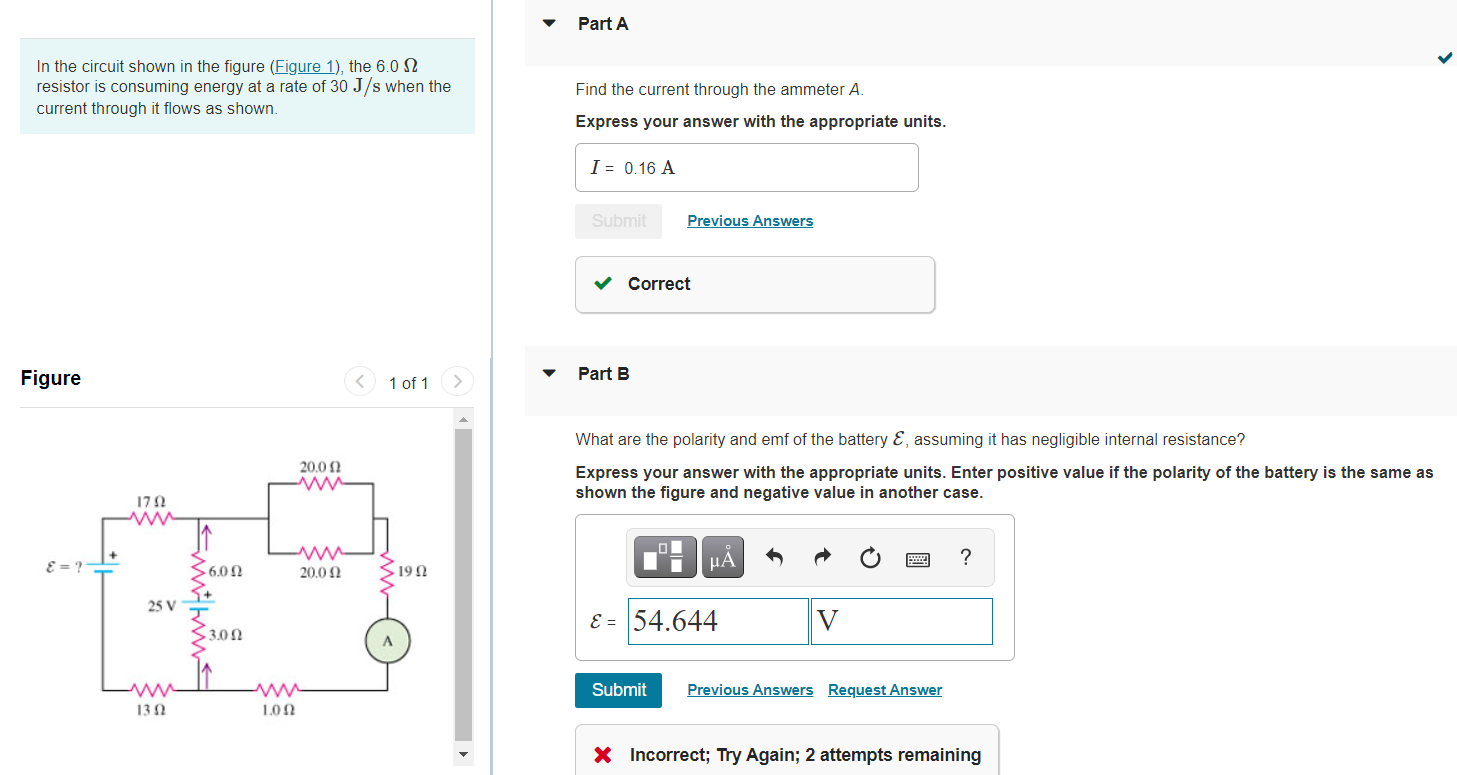 Solved In The Circuit Shown In The Figure (Figure 1), The | Chegg.com