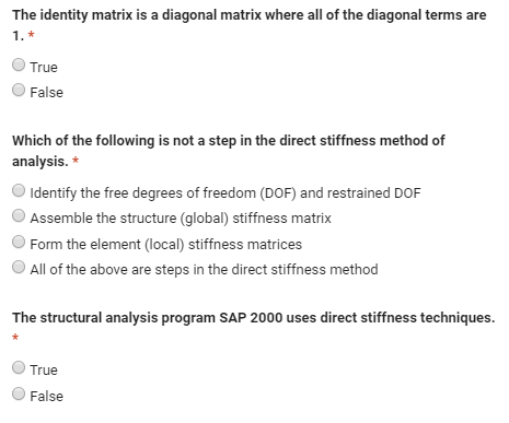 Solved The identity matrix is a diagonal matrix where all of | Chegg.com
