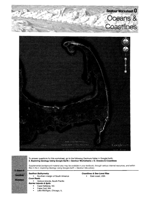 Solved Geotour Worksheet 0 Oceans Coastlines To answar Chegg com Solved Geotour Worksheet 0 Oceans Coastlines To answar Chegg com