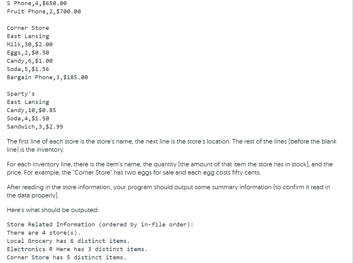 Solved For this project you'll be writing a program to help | Chegg.com