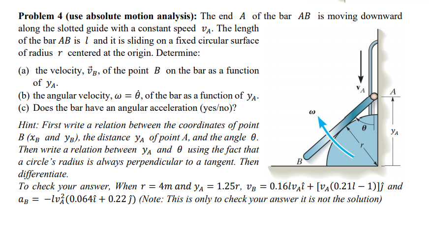 4 2 Absolute Motion Analysis Of Rigid Bodies Youtube