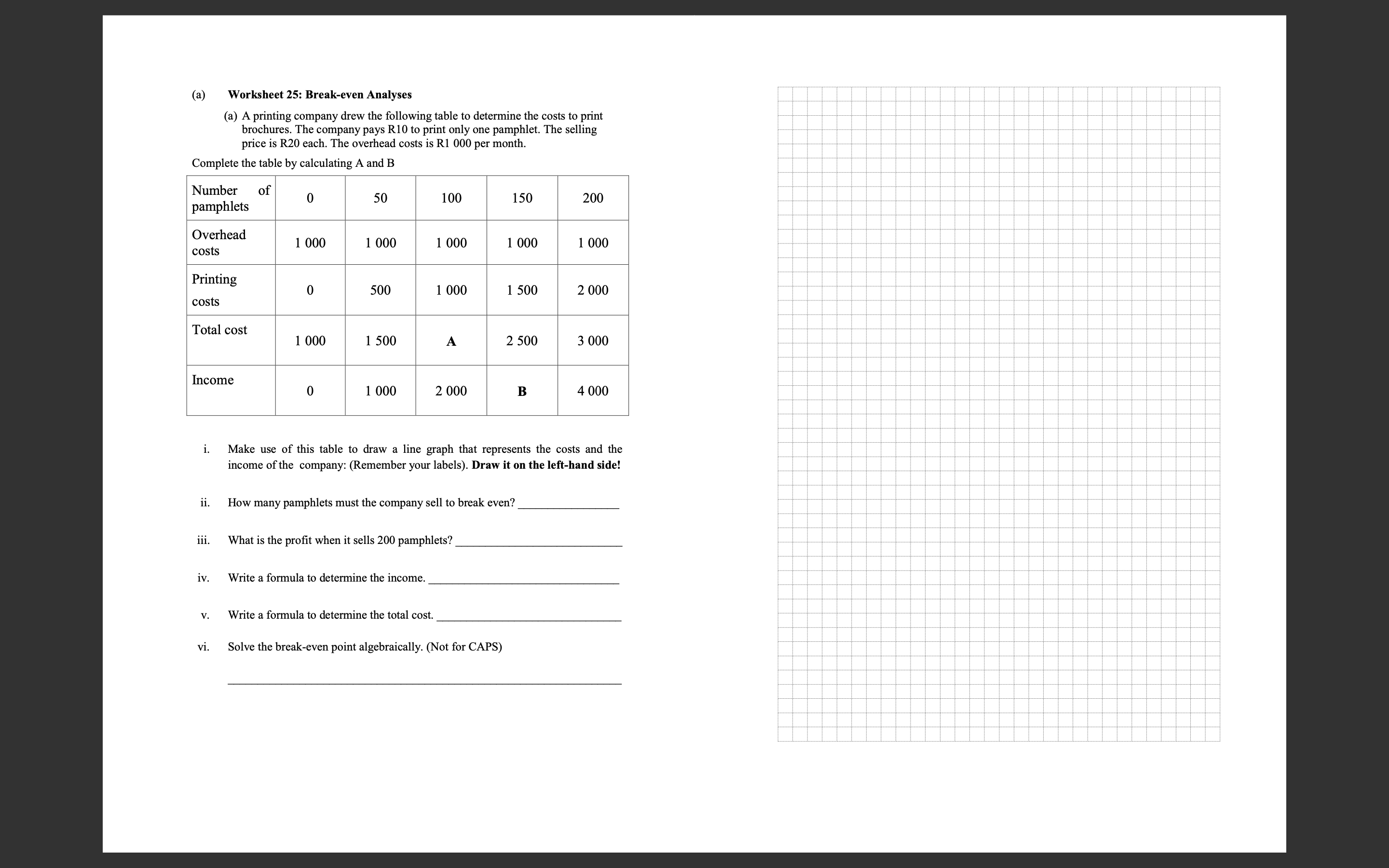 solved-a-worksheet-25-break-even-analyses-a-a-printing-chegg