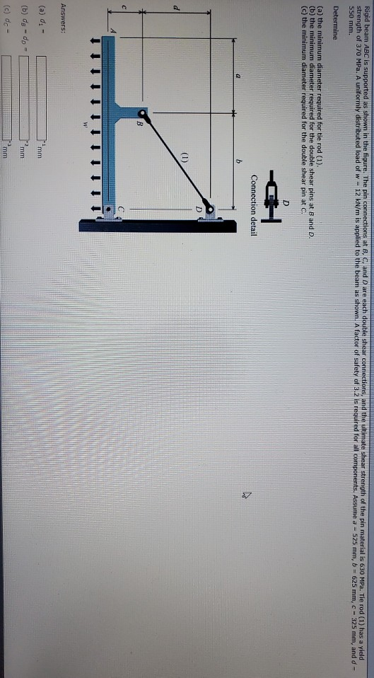 Solved Rigid Beam ABC Is Supported As Shown In The Figure. | Chegg.com