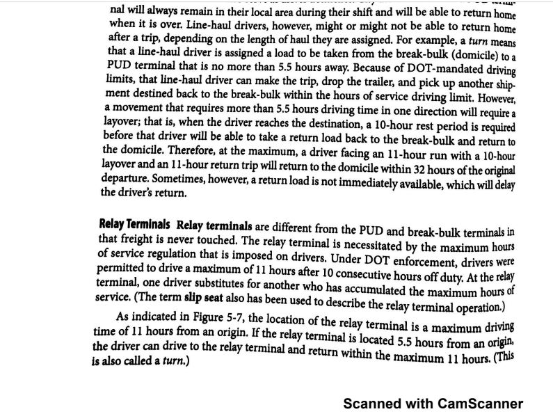 Solved The motor carrier industry is probably the most | Chegg.com