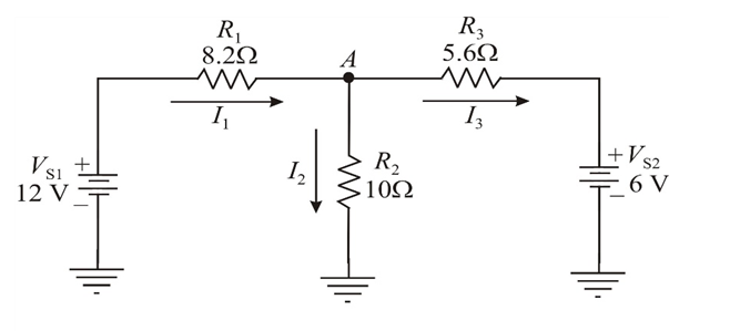 Solved Using The Branch Current Method, Find The Voltage 