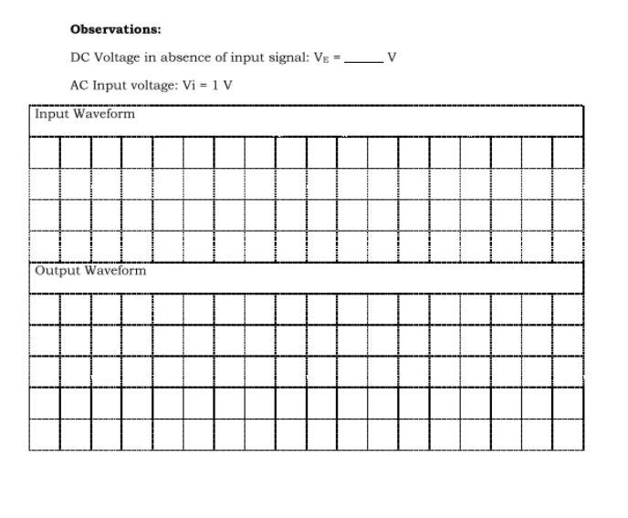 Solved Circuit diagram +12V 10uF Function Generator 27K CRO