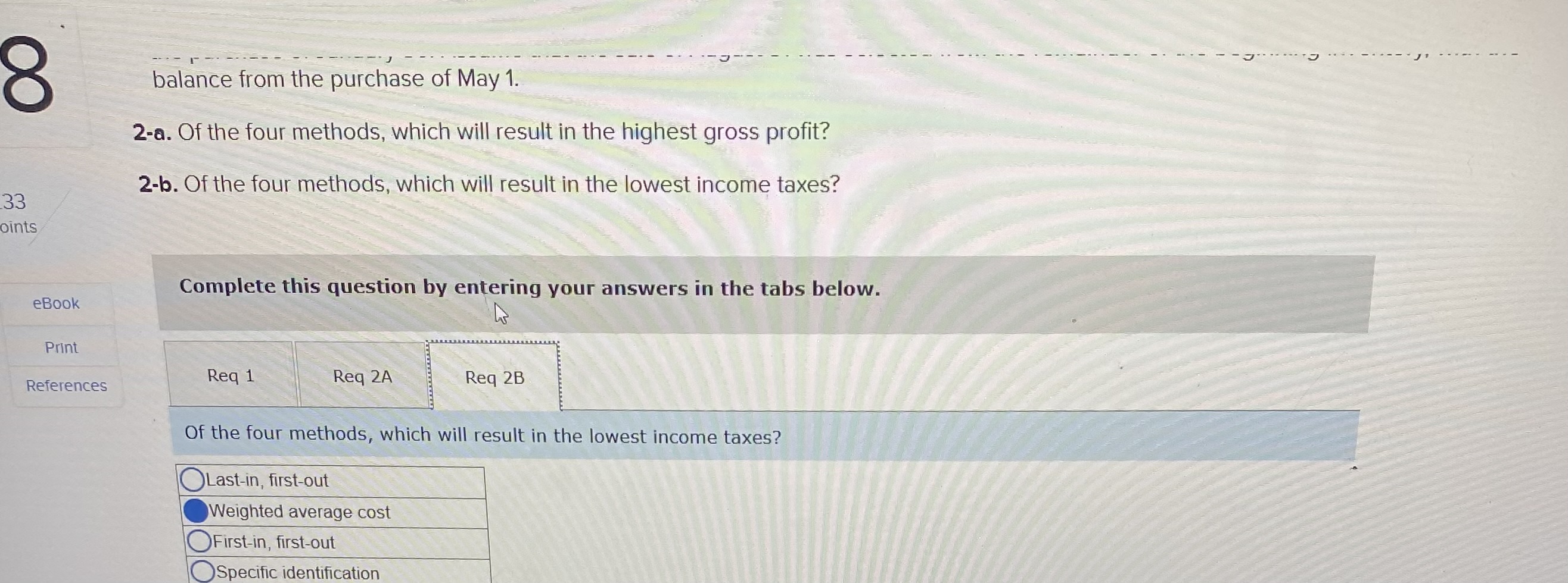 Solved Complete this question by entering your answers in | Chegg.com