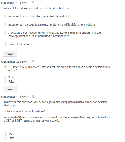 Solved Question 1 10 points) which of the following is not | Chegg.com