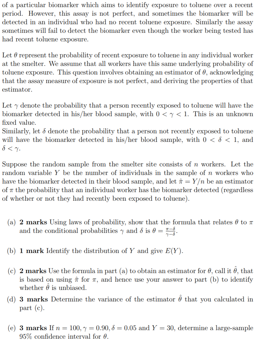 Solved As Part Of A Research Study Of Aluminium Smelter W Chegg Com