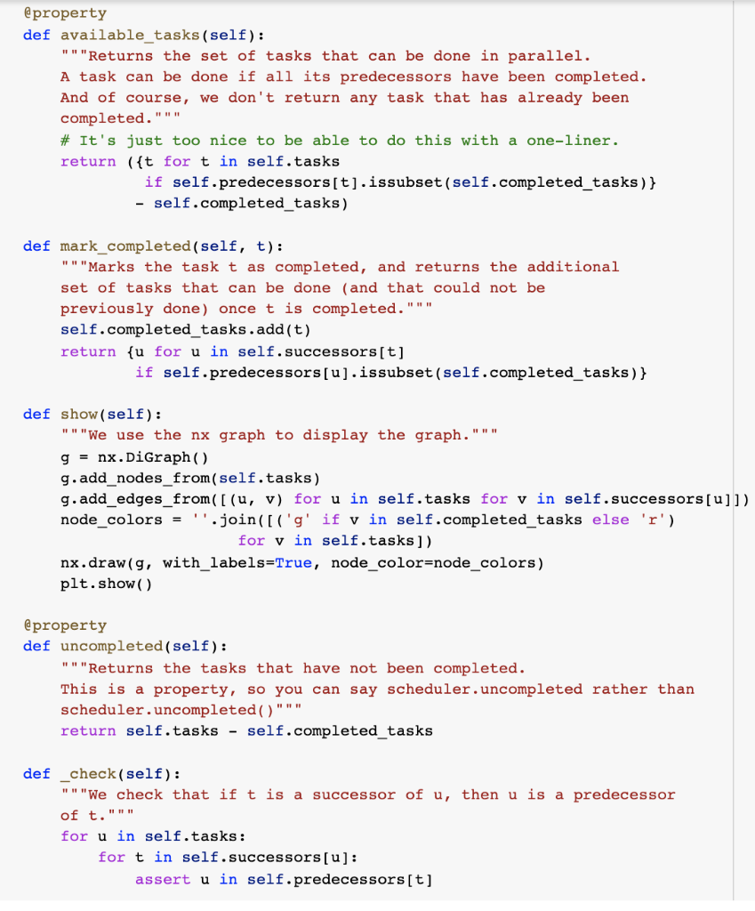 Solved Please, Need help with Python code that indicates | Chegg.com