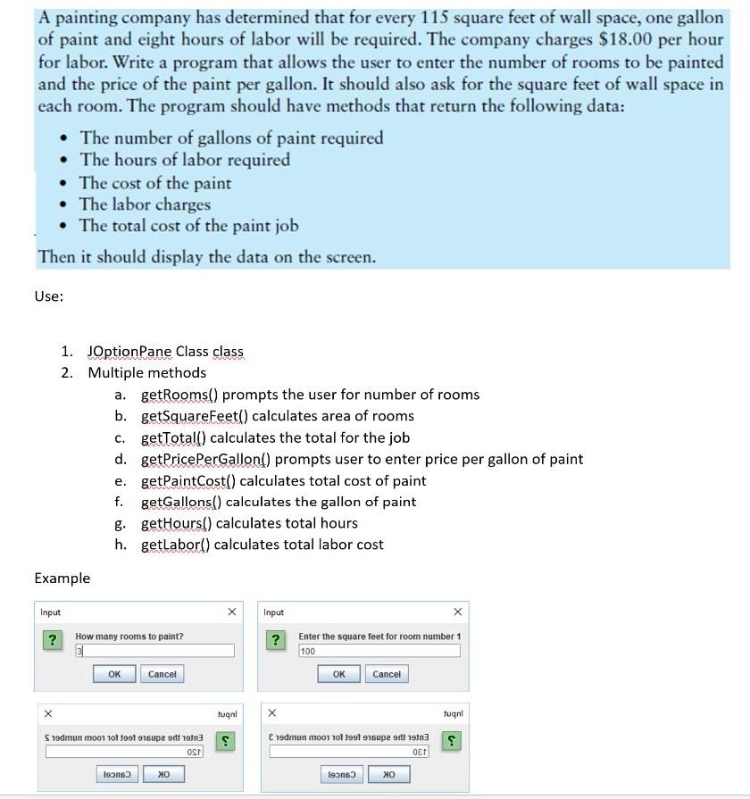 Solved Please answer this in Java and follow the steps Must | Chegg.com