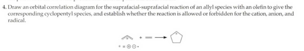 Solved 4. Draw an orbital correlation diagram for the | Chegg.com
