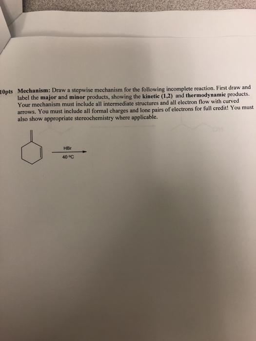 Solved Mechanism: Draw a stepwise mechanism for the | Chegg.com