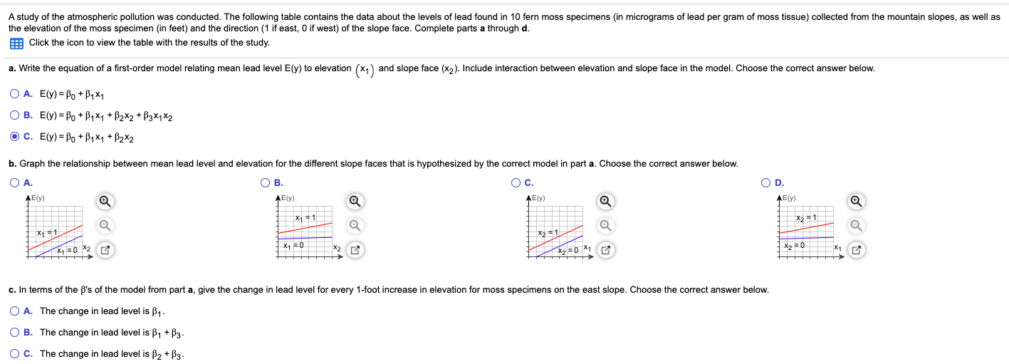 Solved A Study Of The Atmospheric Pollution Was Conducted Chegg Com