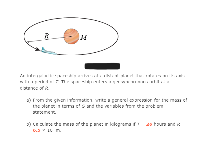 Solved An Intergalactic Spaceship Arrives At A Distant | Chegg.com