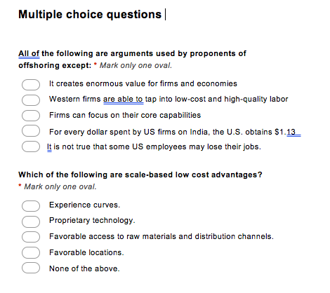 Solved Multiple choice questions All of the following are | Chegg.com