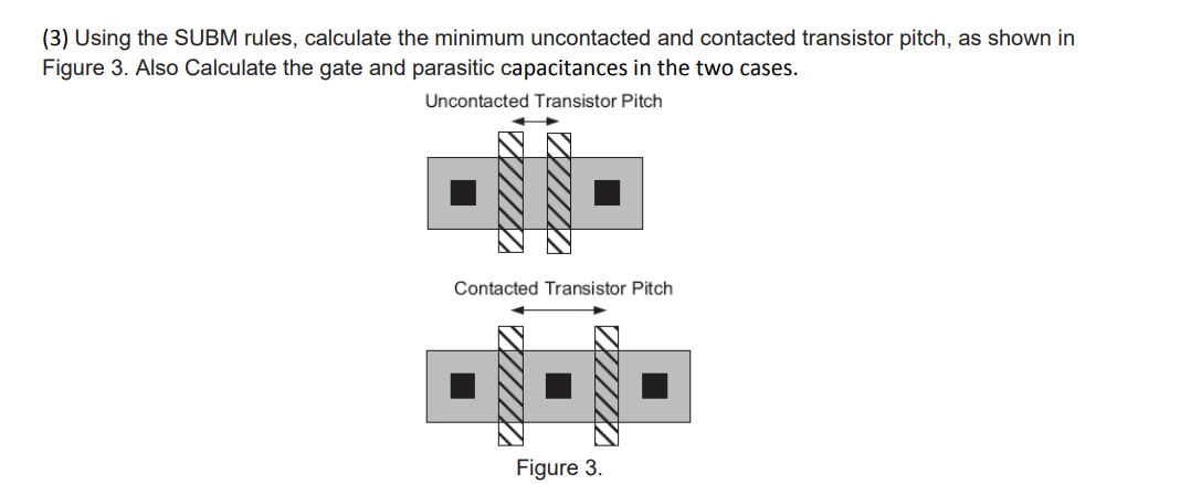 Solved (3) Using the SUBM rules, calculate the minimum | Chegg.com