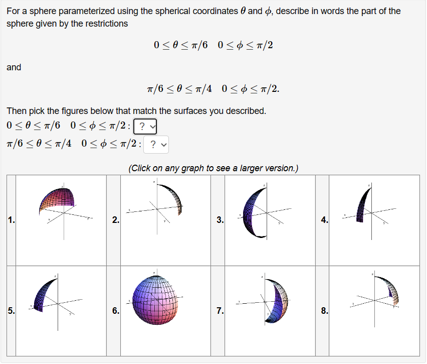 Solved For A Sphere Parameterized Using The Spherical | Chegg.com