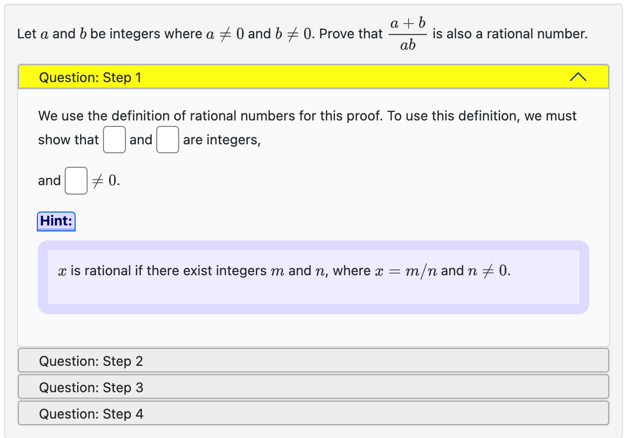 Solved Et A And B Be Integers Where A =0 And B =0. Prove | Chegg.com