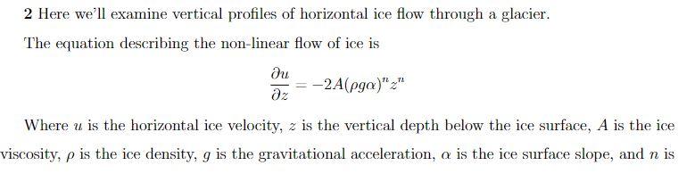 Solved 2 Here we'll examine vertical profiles of horizontal | Chegg.com