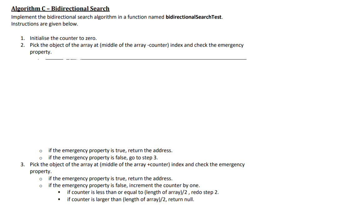 Part 2A Algorithm Exercise 1 Marks; This is an | Chegg.com