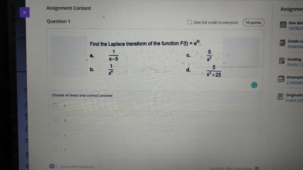 Solved Assignment Content Assignme X Question 1 Give full | Chegg.com