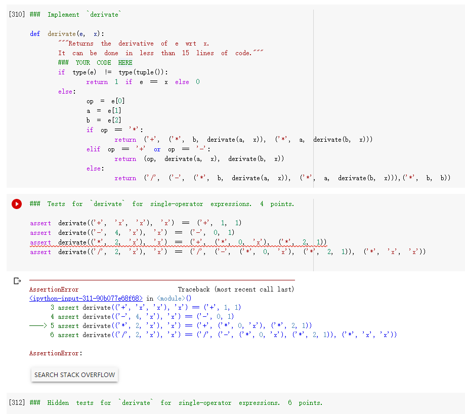 Solved = 9+f Question 7: Implementation of derivative We now | Chegg.com