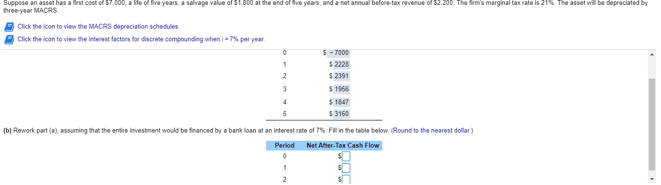 Solved PART A IS ALREADY CORRECT, THE ANSWERS ARE WRITTEN | Chegg.com