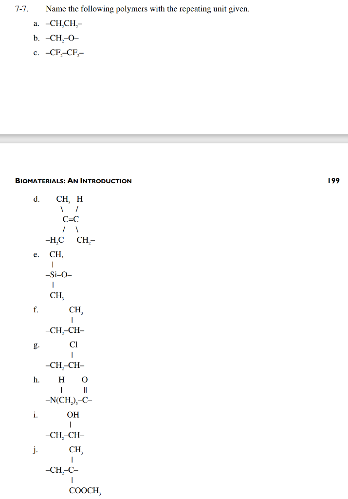 Solved Please Help, The Text Book Is Biomaterials. An | Chegg.com