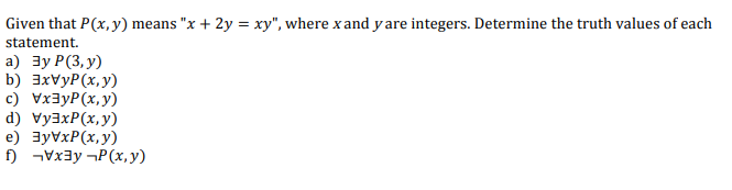 Solved Given That P X Y Means X 2y Xy Where And Y Chegg Com