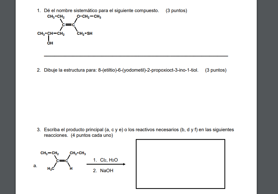 Solved B. C. 1. 2.e. 1. TsCl, Piridina 2. NaI F. 1. 2.2. | Chegg.com