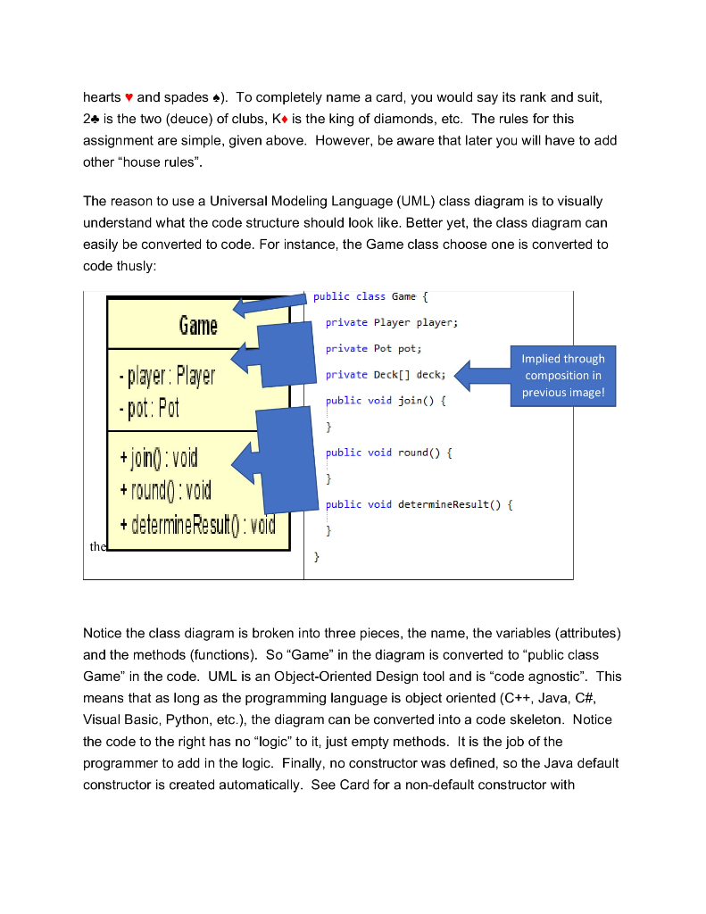 Semester project: Acey-Deucy (also known as | Chegg.com