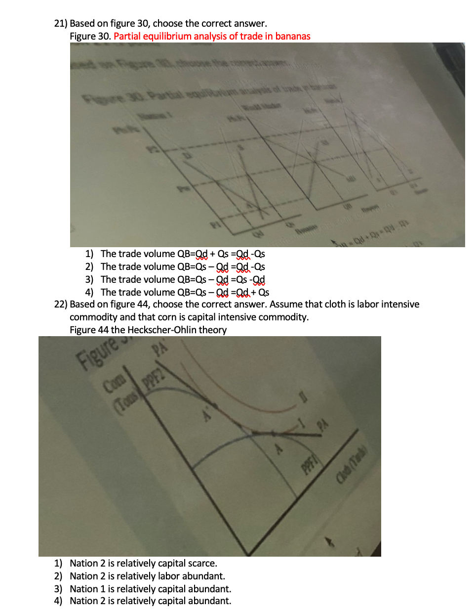 Solved 6) Based on Figure 30, choose the correct answer. 1) | Chegg.com
