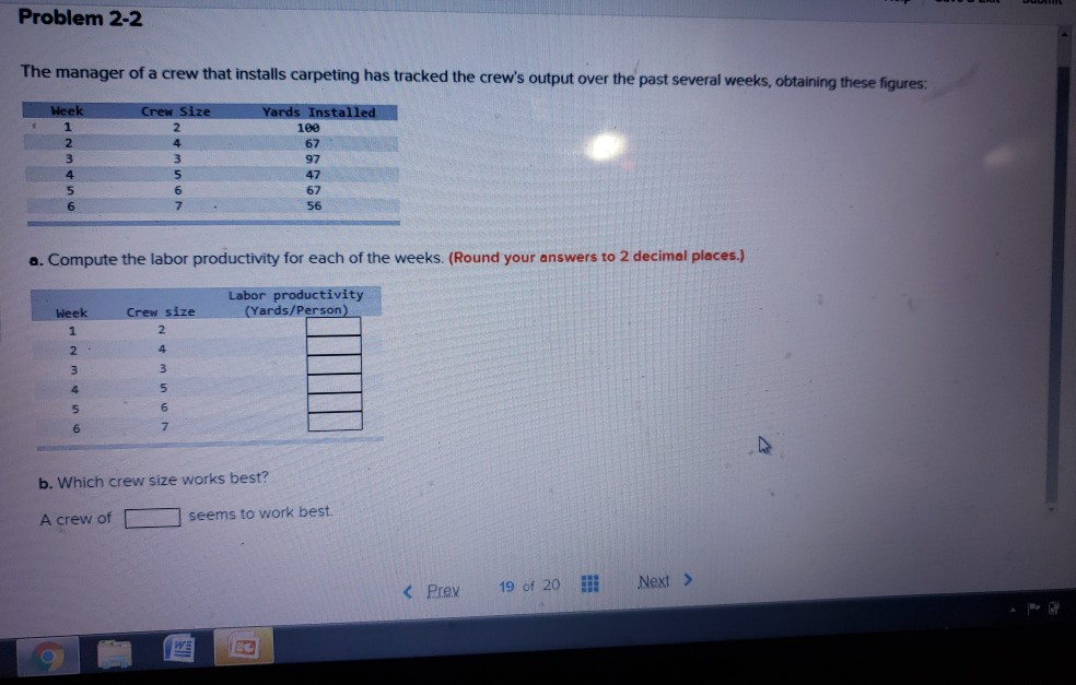 solved-problem-2-2-the-manager-of-a-crew-that-installs-chegg