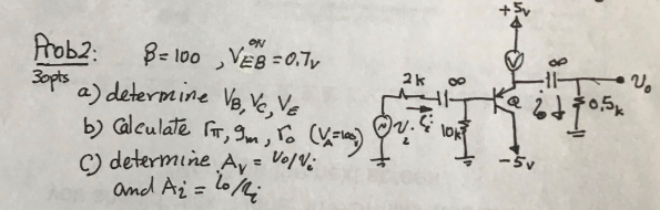 Solved + Sv. ON Op 2k ITV Proba: B-100 , VEB=0.77 3opts A) | Chegg.com