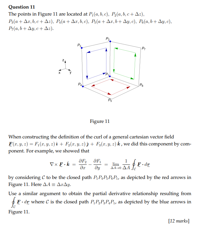 Solved Question 11 The Points In Figure 11 Are Located At Chegg Com