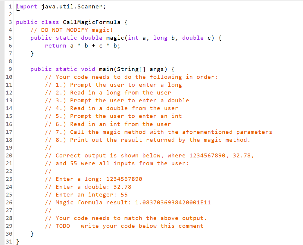 Solved Emport java.util.Scanner; public class | Chegg.com