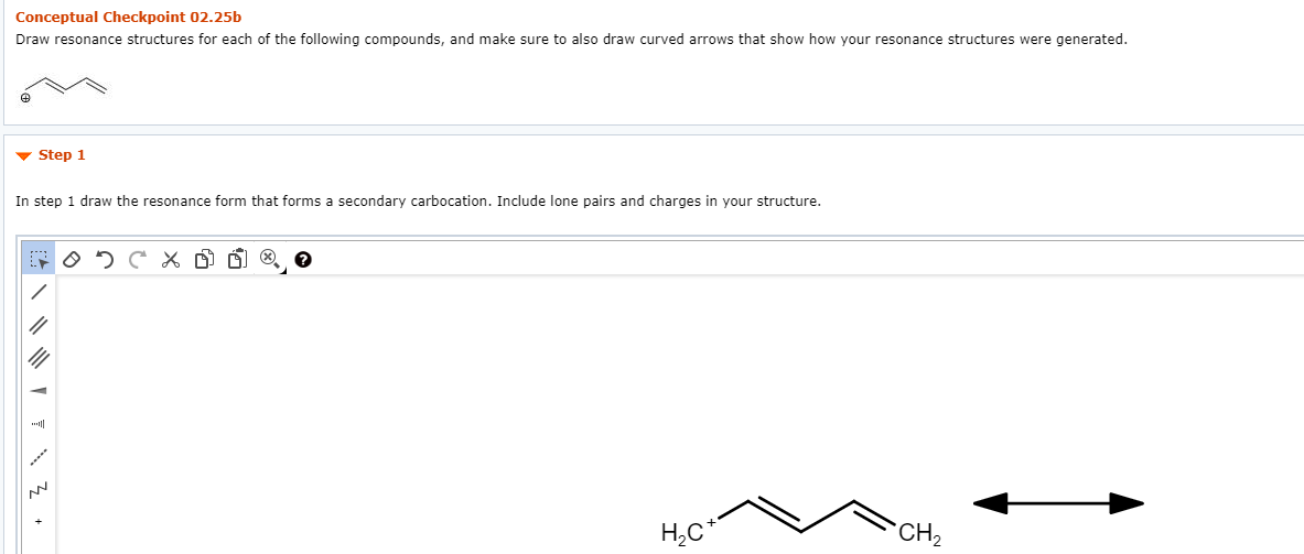 Solved Conceptual Checkpoint 02 25b Draw Resonance Chegg