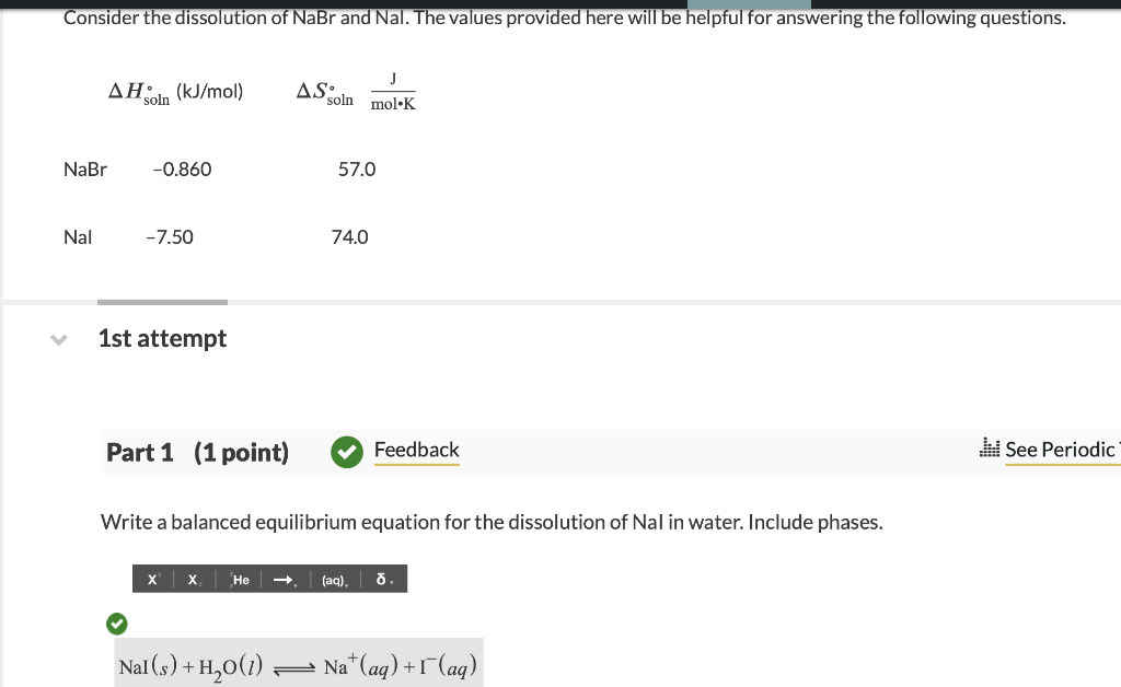 Solved Write a balanced equilibrium equation for the