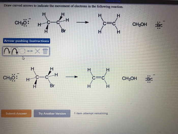 Solved Draw curved arrows to indicate the movement of | Chegg.com