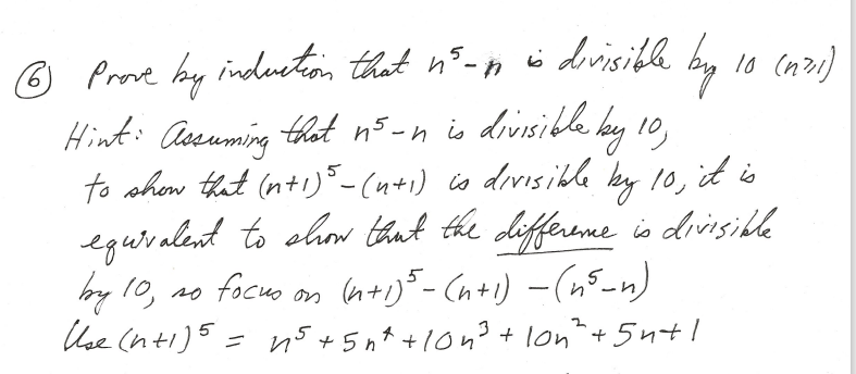 Solved Homework on Induction [In these problems in is always | Chegg.com