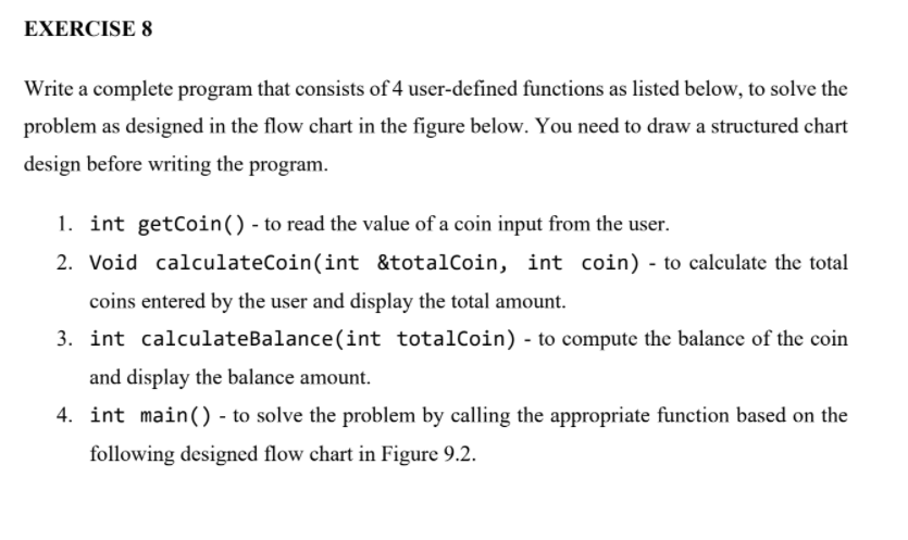 Please help me to answer question 8 by using c | Chegg.com