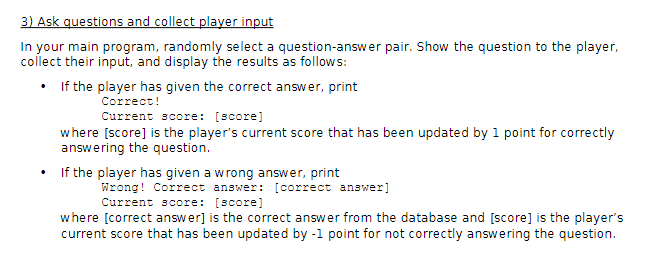Solved Introduction Write a program that allows a player to | Chegg.com