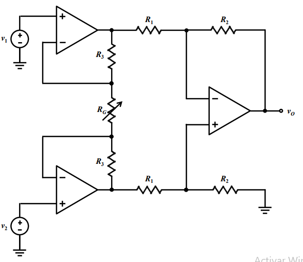 Solved For The Instrumentation Amplifier Shown In Figure, 