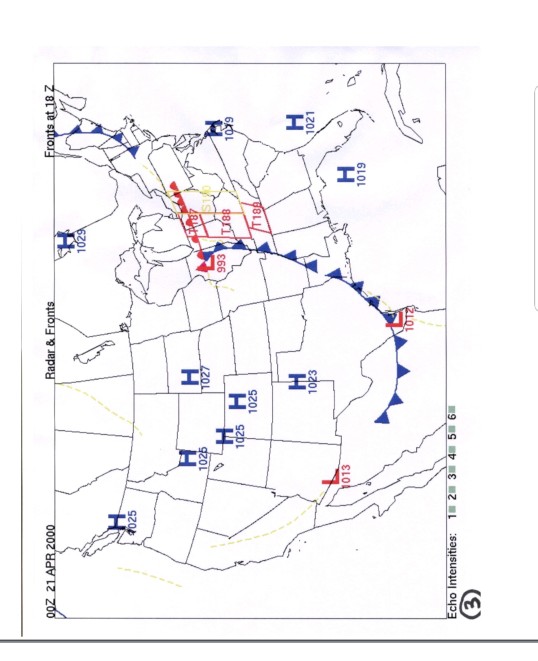 Solved EPS 3100 Lab 8: Interpreting The Weather Map | Chegg.com