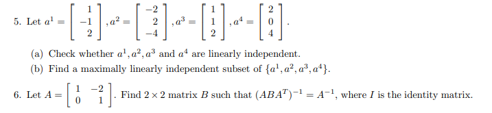 Solved 5. Let | Chegg.com