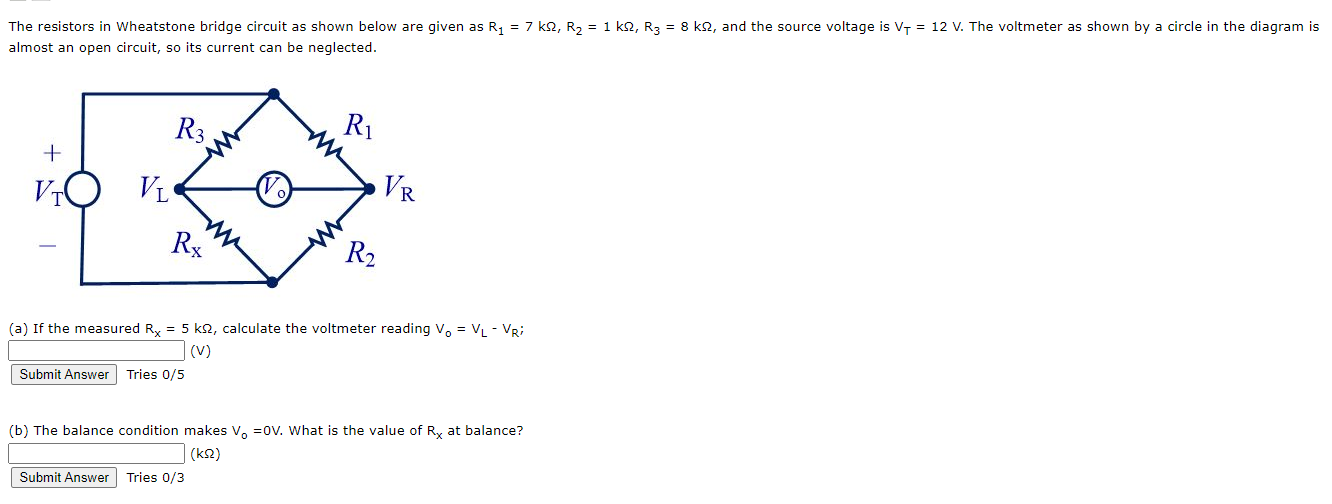 Solved The resistors in Wheatstone bridge circuit as shown | Chegg.com